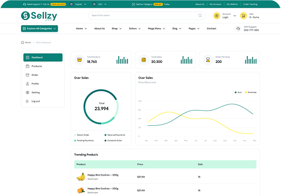  Seller Dashboard
